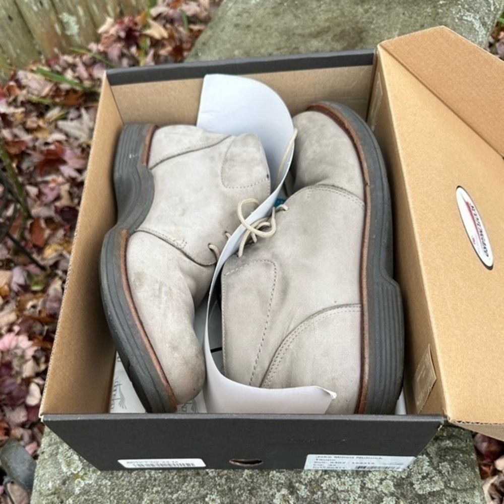 Dansko Men’s Jake Milled Nubuck Taupe Chukka Boots - Size 10.5M - Picture 3 of 12